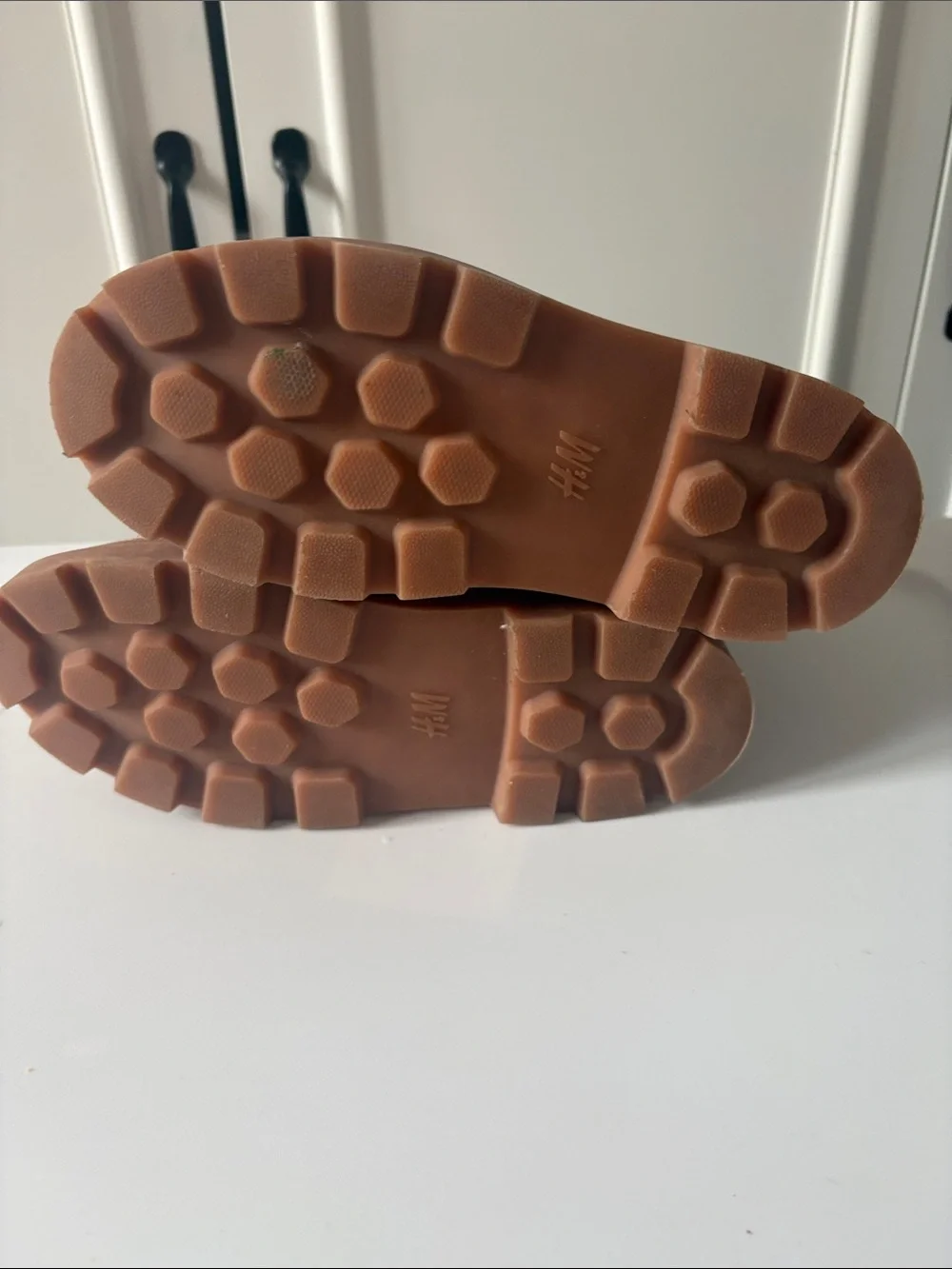 H&M Pink Floral Lace-Up Kids Ankle Boots